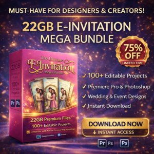 e-Invitation mega bundle by gropixe
