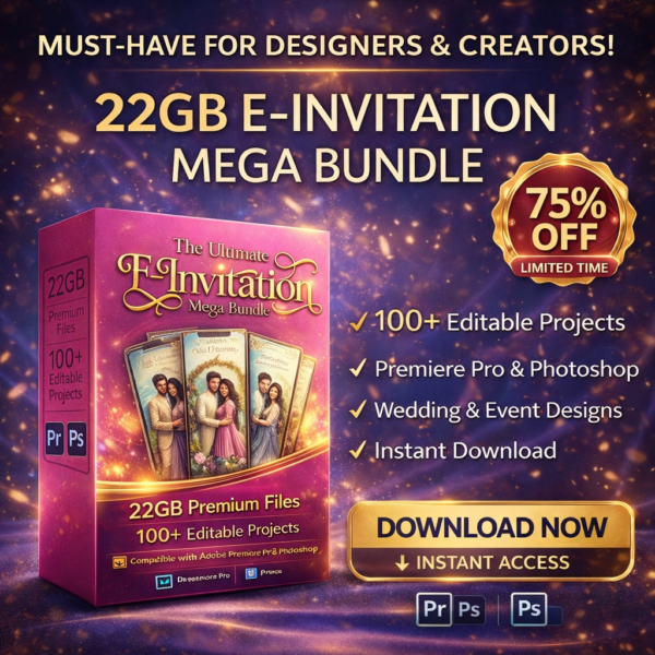 e-Invitation mega bundle by gropixe